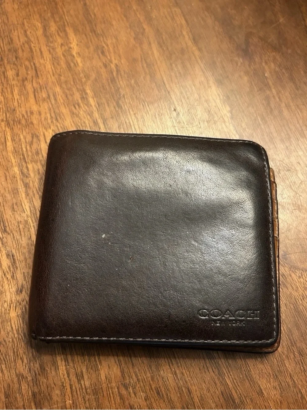 Coach Brown Bifold Wallet